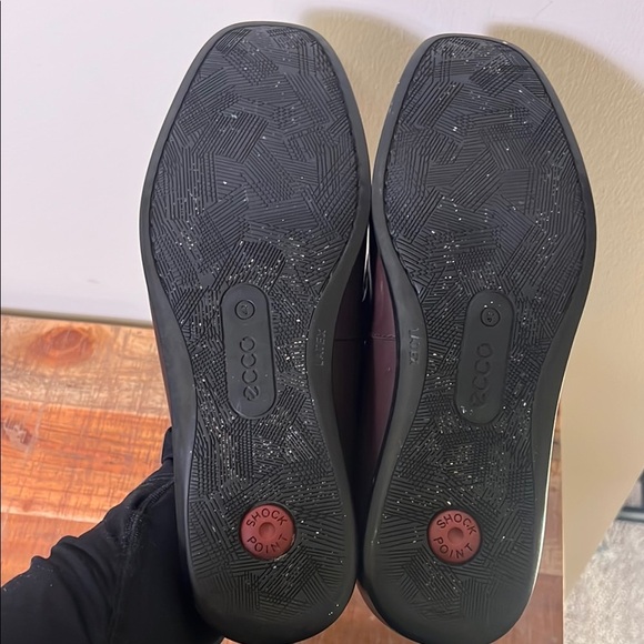 Ecco Brown Leather Slip-On Loafers, Men’s 43 (9.5-10) Extra Width - Picture 8 of 9